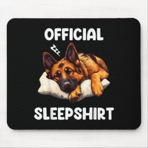 Deutscher Schäferhund Schlafshirt Hundeliebhaber P Mousepad
