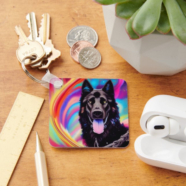Deutscher Schäferhund Schlüsselanhänger (Schreibtisch)