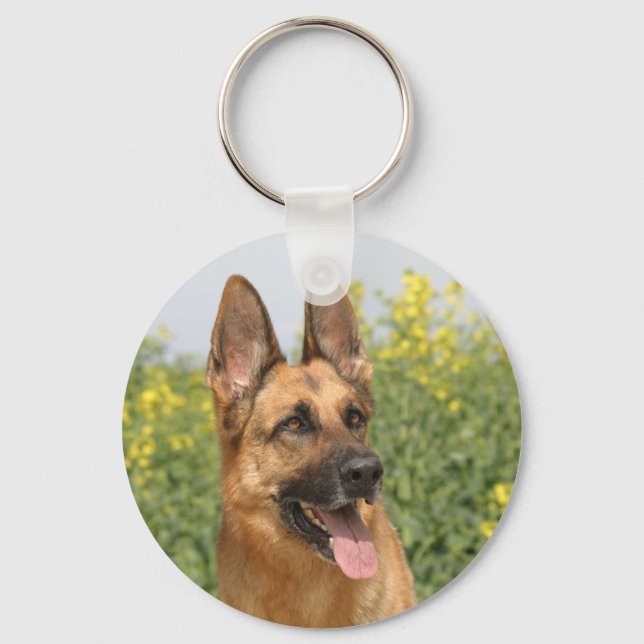 Deutscher Schäferhund Schlüsselanhänger (Vorderseite)