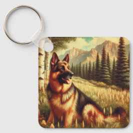 Deutscher Schäferhund Schlüsselanhänger