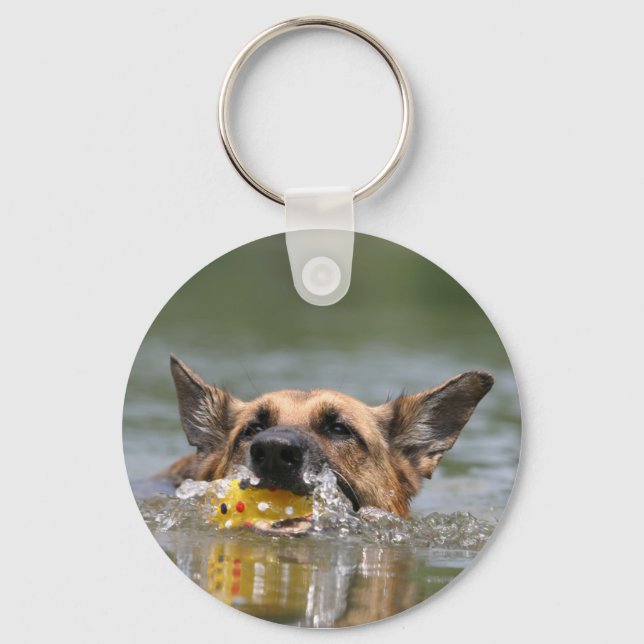 Deutscher Schäferhund Schlüsselanhänger (Vorderseite)