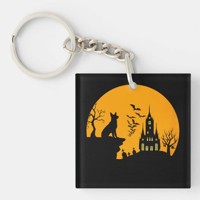 Deutscher Schäferhund Schlüsselanhänger (Vorderseite)