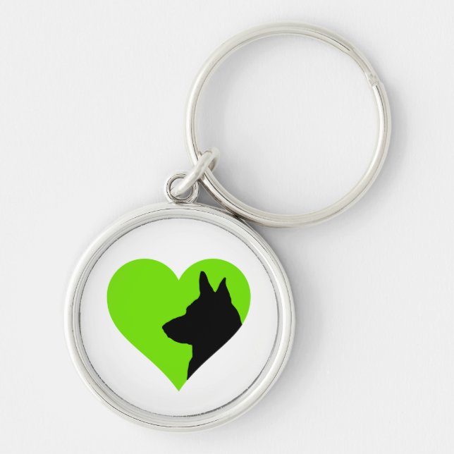 Deutscher Schäferhund Schlüsselanhänger (Vorne)