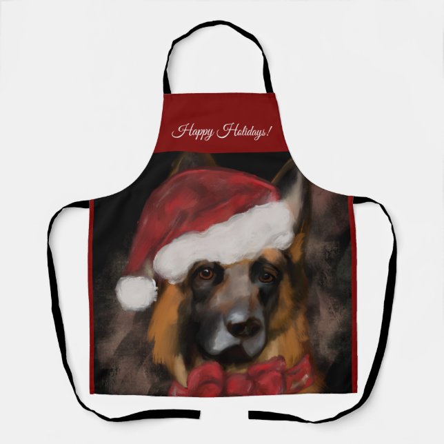 DEUTSCHER SCHÄFERHUND  SCHÜRZE (Vorderseite)