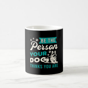 Deutscher Schäferhund Sei die Person Hundeliebhabe Kaffeetasse