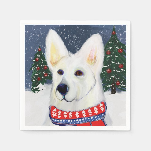 Deutscher Schäferhund Serviette (Vorderseite)