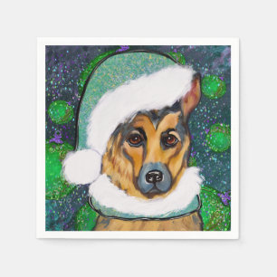 DEUTSCHER SCHÄFERHUND SERVIETTE