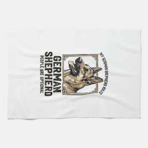 Deutscher Schäferhund-Shirt für Hunde-Liebhaber Vi Geschirrtuch