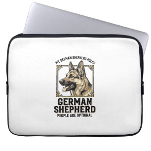 Deutscher Schäferhund-Shirt für Hunde-Liebhaber Vi Laptopschutzhülle