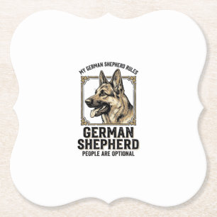 Deutscher Schäferhund-Shirt für Hunde-Liebhaber Vi Untersetzer