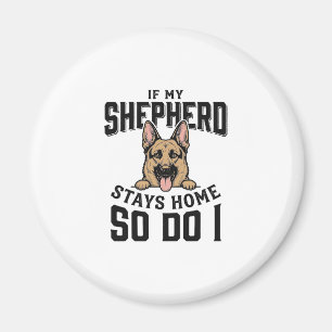 Deutscher Schäferhund-Shirt Kein Schäferhund Kein Magnet