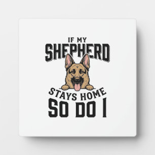 Deutscher Schäferhund-Shirt Kein Schäferhund Keine Fotoplatte