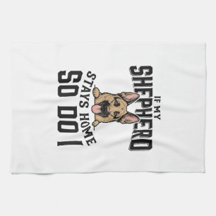 Deutscher Schäferhund-Shirt Kein Schäferhund Keine Geschirrtuch