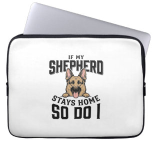 Deutscher Schäferhund-Shirt Kein Schäferhund Keine Laptopschutzhülle