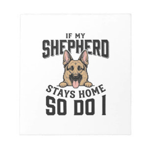 Deutscher Schäferhund-Shirt Kein Schäferhund Keine Notizblock
