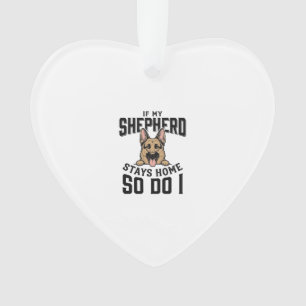 Deutscher Schäferhund-Shirt Kein Schäferhund Keine Ornament
