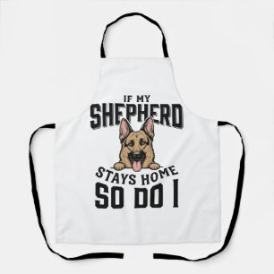 Deutscher Schäferhund-Shirt Kein Schäferhund Keine Schürze