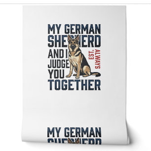 Deutscher Schäferhund-Shirt Lustiger Hundeliebhabe Tapete