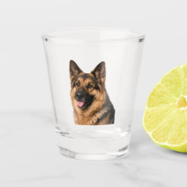 Deutscher Schäferhund-Shotglas Schnapsglas