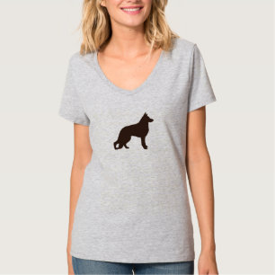 Deutscher Schäferhund Silhouette T-Shirt