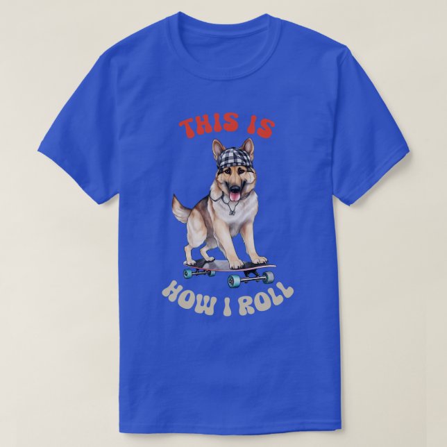 Deutscher Schäferhund, so nehme ich T-Shirt (Design vorne)