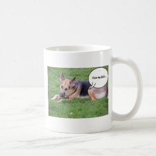 Deutscher Schäferhund-Spaß Kaffeetasse
