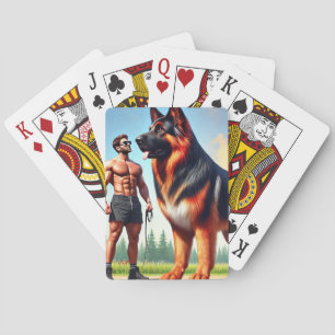 Deutscher Schäferhund Spielkarten