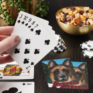 Deutscher Schäferhund  Spielkarten