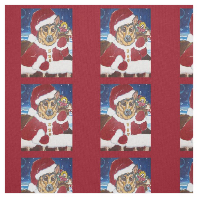 Deutscher Schäferhund Stoff (Muster)