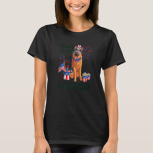Deutscher Schäferhund Stolz, ein Amerikaner am 4. T-Shirt