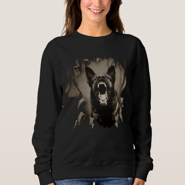 Deutscher Schäferhund Sweatshirt (Vorderseite)