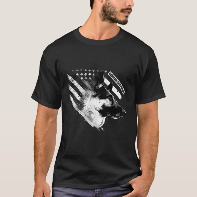 Deutscher Schäferhund T-Shirt (Vorderseite)