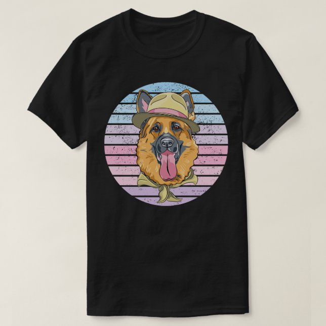 Deutscher Schäferhund T-Shirt (Design vorne)