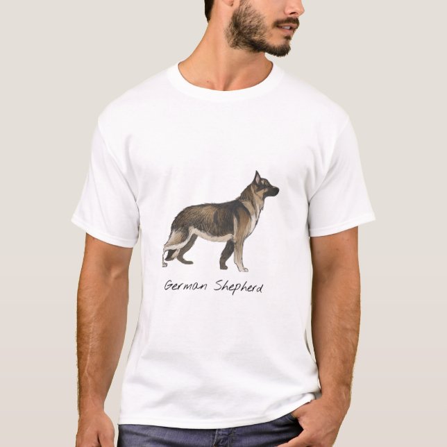 Deutscher Schäferhund T-Shirt (Vorderseite)