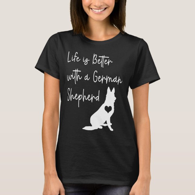 Deutscher Schäferhund T-Shirt (Vorderseite)