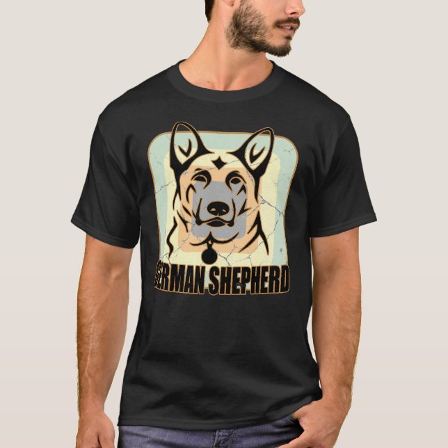 Deutscher Schäferhund T-Shirt (Vorderseite)