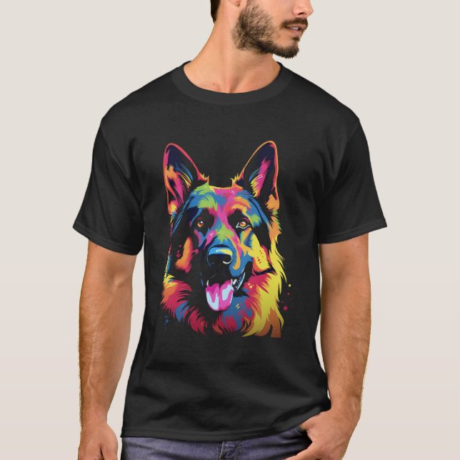 Deutscher Schäferhund T-Shirt (Vorderseite)