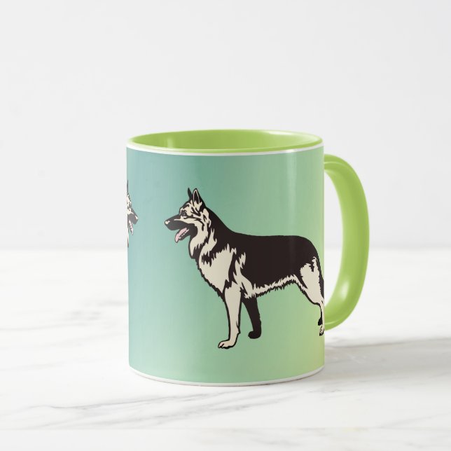 Deutscher Schäferhund Tasse (VorderseiteRechts)