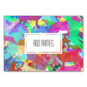 Deutscher Schäferhund Tischkarten Tischnummer