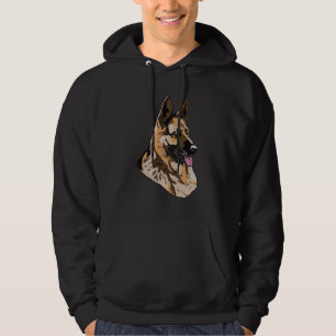 Deutscher Schäferhund Tollwütiger Wachhund Hoodie