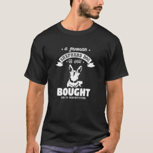 Deutscher Schäferhund Treue Zitat Grafik T-Shirt