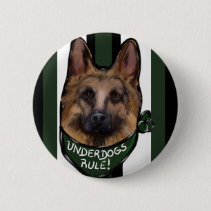 Deutscher Schäferhund Underdog Button