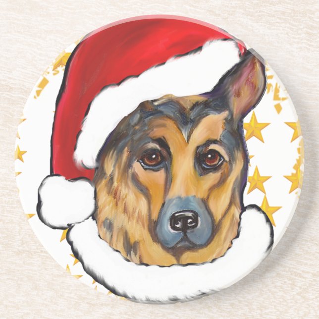 Deutscher Schäferhund Untersetzer (Vorne)