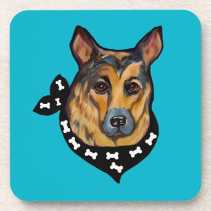 DEUTSCHER SCHÄFERHUND UNTERSETZER