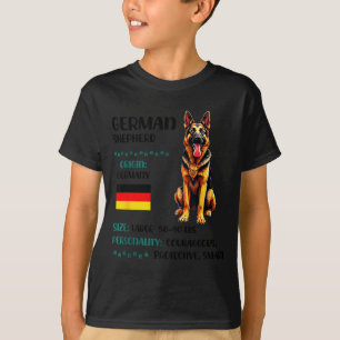 Deutscher Schäferhund Ursprung Lustiger Deutscher T-Shirt