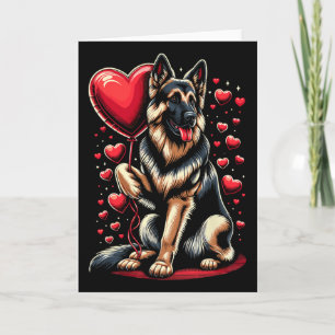 Deutscher Schäferhund Valentinstag Hundebesitzer V Karte