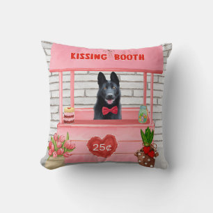Deutscher Schäferhund Valentinstag Kussstand Kissen