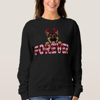 Deutscher Schäferhund Valentinstag Sweatshirt