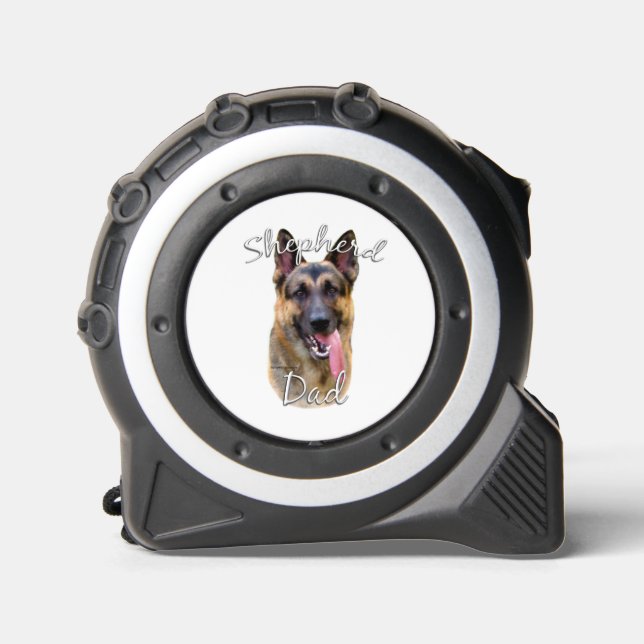 Deutscher Schäferhund-Vater 2 Maßband (Vorderseite)