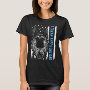 Deutscher Schäferhund-Vater Für Männer Amerikanisc T-Shirt